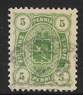Nelilukuiset 1885 5p (LAPE 20) O
