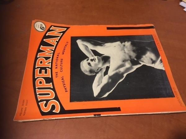 SUPERMAN THE NATIONAL PHYSICAL CULTURE MAY 1937