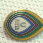 U Kilta emaloitu hopeamerkki, kullattu hopea 830, K-y - pikkukuva 2