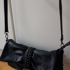 Musta muuntautuva Clutch / Laukku / Olkalaukku - pikkukuva 4