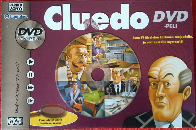 CLUEDO DVD -lautapeli – Suomenkielinen 2006 - tosi siisti!