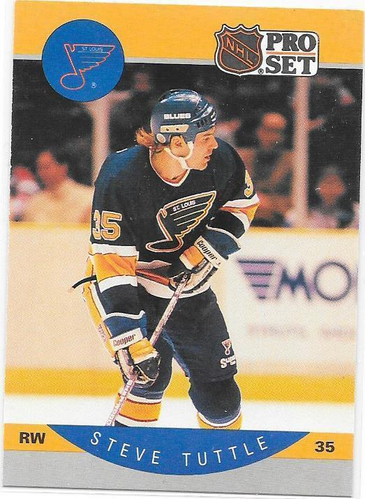 1990-91 ProSet #273 Steve Tuttle St Louis Blues