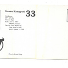 1984-85 New Jersey Devils Teamissued #33 Hannu Kamppuri - pikkukuva 2