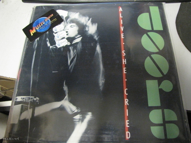 DOORS ALIVE HE CRIED LP SAKSA 80-LUVUN UUSINTAPAINOS M-/EX+