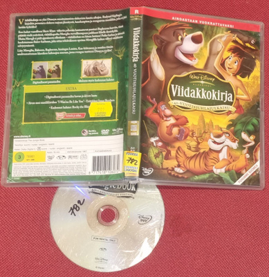 DVD Viidakkokirja , huono kunto