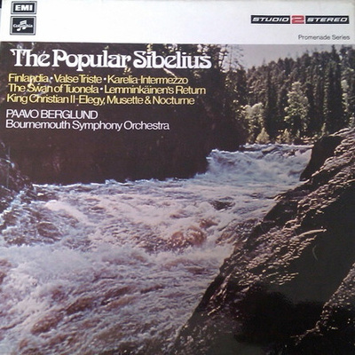 Sibelius vinyyli Popular Sibelius, joht. Paavo Berglund