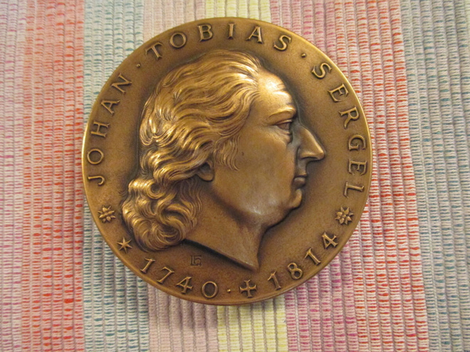 Johan Tobias Sergel mitali 1980.