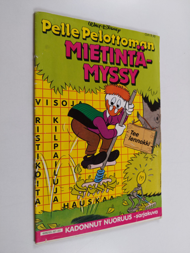 Pelle Pelottoman mietintämyssy 1987 : Kadonnut nuoruus