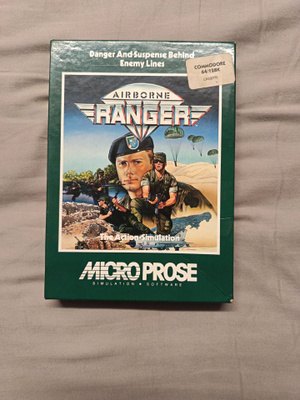 Airborne Ranger (C64) Big Box– MicroProse Commodore 64,CIB