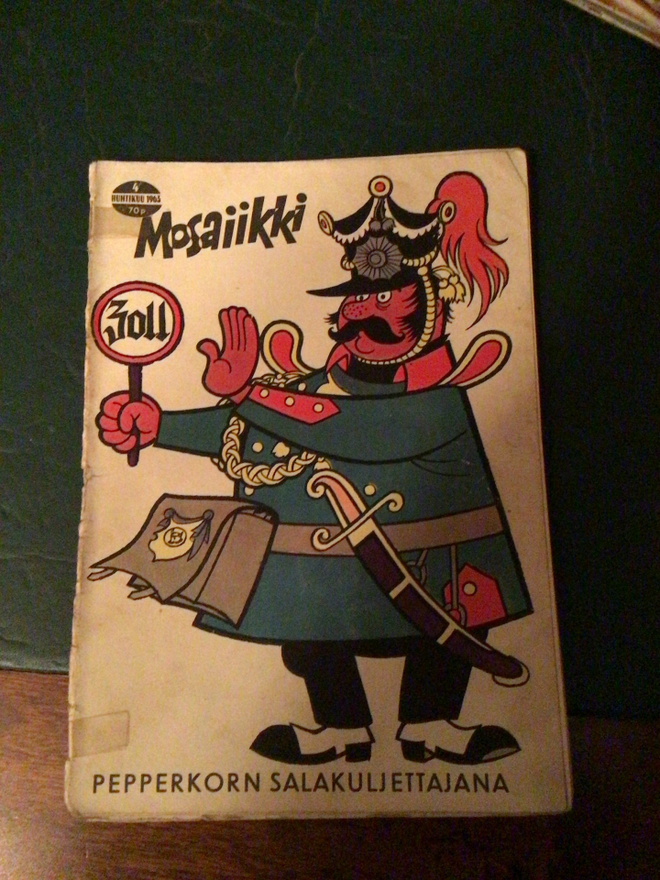 Mosaiikki sarjakuvalehti 4/63 mosaik comicheft