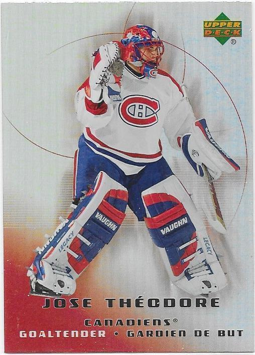 2005-06 McDonald`s Upper Deck #35 Jose Theodore Montreal MV