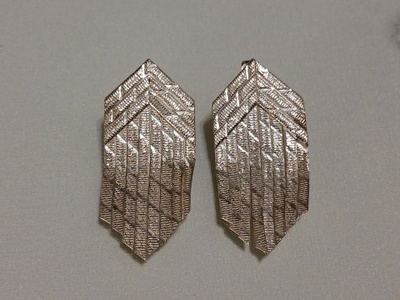 Hopea Herringbone korvakorut 925