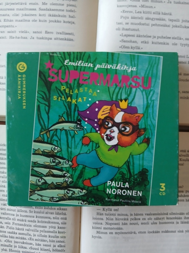 Paula Noronen - Supermarsu pelastaa silakat (äänikirja, CD)