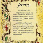kortti ** Etunimi Helmi Jarno Juhani - eril. touko-kesäkuu - pikkukuva 5