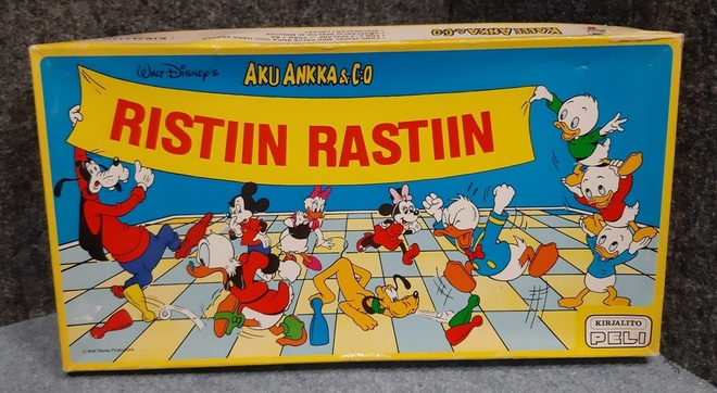 Ristiin rastiin Disney lautapeli vintage/ Retro