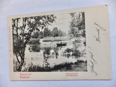 VANHA Postikortti Käkisalmi Luov Alue 1902