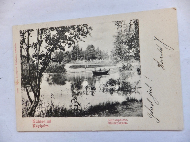 VANHA Postikortti Käkisalmi Luov Alue 1902
