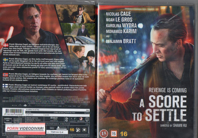 score to settle (66 306) UUSI -FI- nordic, DVD nicolas cage