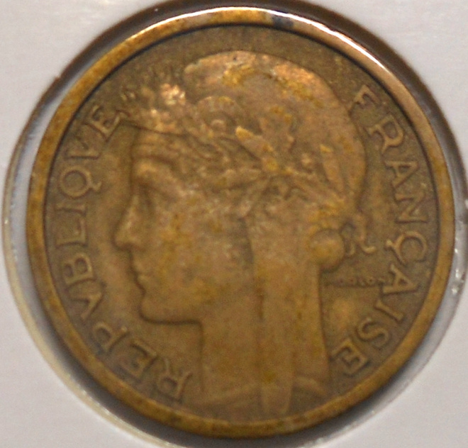 France. 1 franc 1933.