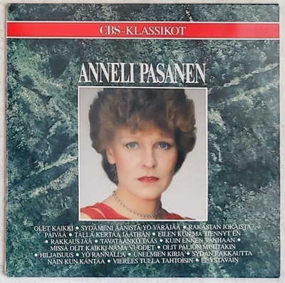 ANNELI PASANEN: CBS-Klassikot – kokoelma-LP 1989, hieno!