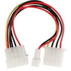 Valueline Virtakaapeli Molex uros - Molex + 3-pin Tuuletin - pikkukuva 1