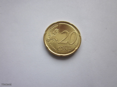 Suomi 20 cent, unc, v. 2008