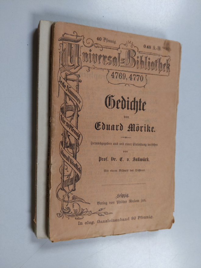 Eduard Mörike : Gedichte von Eduard Mörike