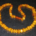 Baltic Amber honey EGG YOLK natural antique - pikkukuva 1