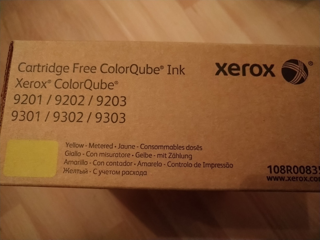 Mustekasetti XEROX keltainen 9201/9202/9203, 9301/9302/9303