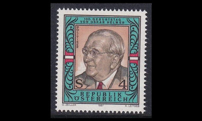 Itävalta 1906 ** Poliitikko Oskar Helmer (1987)