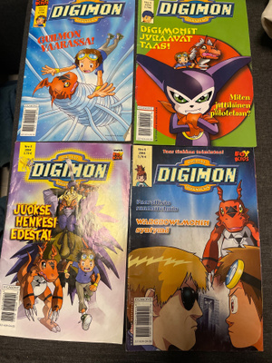 Digimon sarjakuvalehdet 10kpl erä