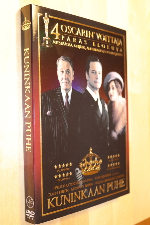 DVD Kuninkaan puhe ( 2010 Colin Firth )