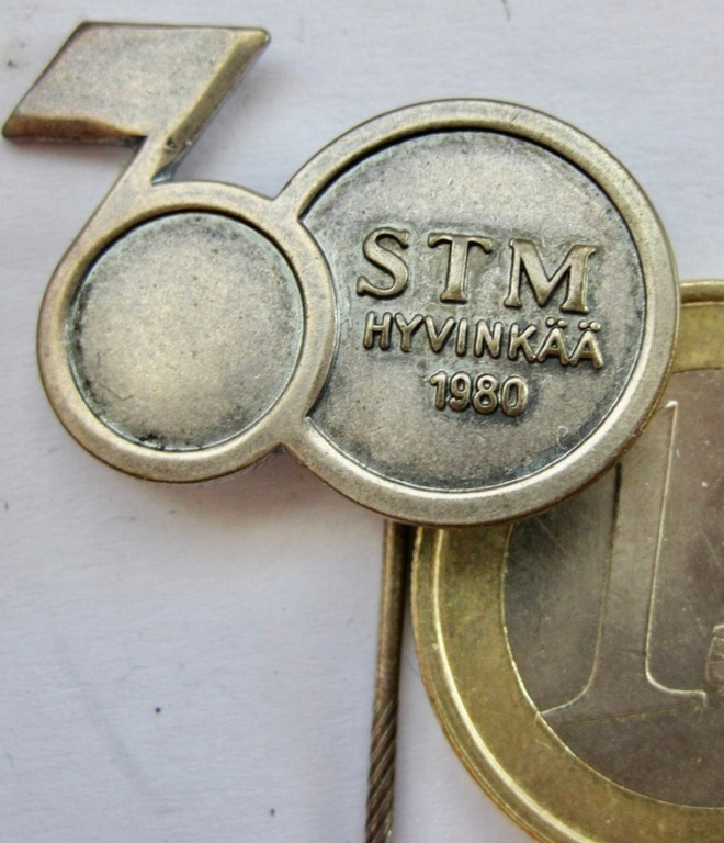 VANHA Merkki STM Hyvinkää 60 v 1980