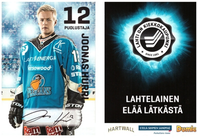 JOONAS HURRI #12 PELICANS Postikortti Nimmarilla