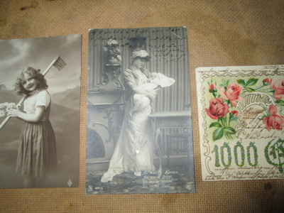 Baijeri: kolme vintage postikorttia