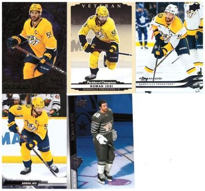 5 x ROMAN JOSI Predators, sis. 2 kpl ErikoisKorttia