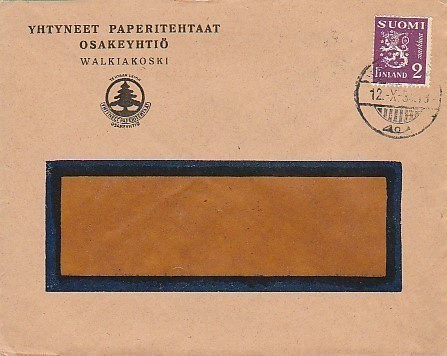 1934, Yhtyneet Paperitehtaat Osakeyhtiö Walkiakoski