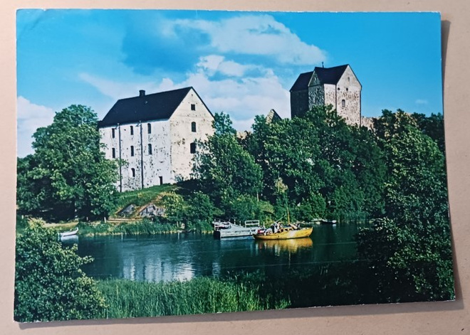 Ahvenanamaa, Kastelholman linna, väripk, p. 1976