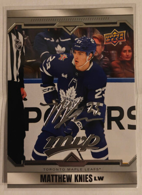 Matthew Knies 2024-25 UD MVP Silver Script