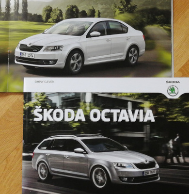 2015 Skoda Octavia esite - KUIN UUSI - 60 sivua - suom
