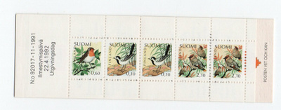 Lintu Postimerkkejä Postituore Ilmp. 22.4.1992