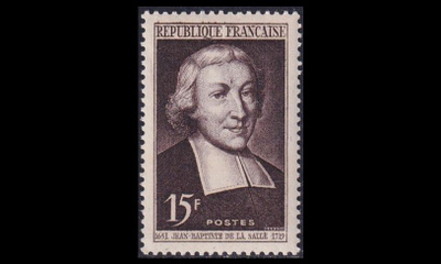 Ranska 900 ** Jean Baptiste de la Salle (1951)