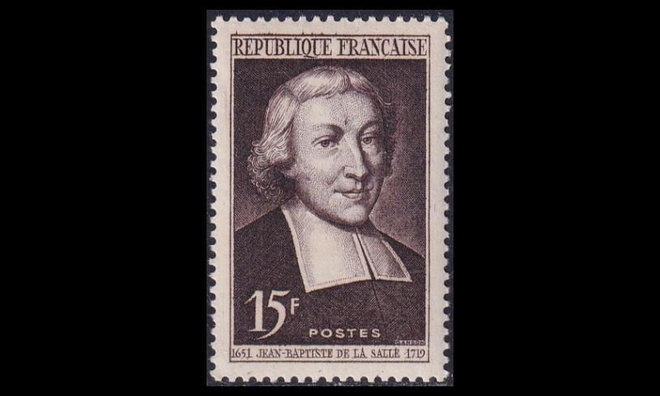 Ranska 900 ** Jean Baptiste de la Salle (1951)