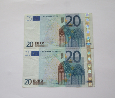 2 kpl 20€ Suomi seteli