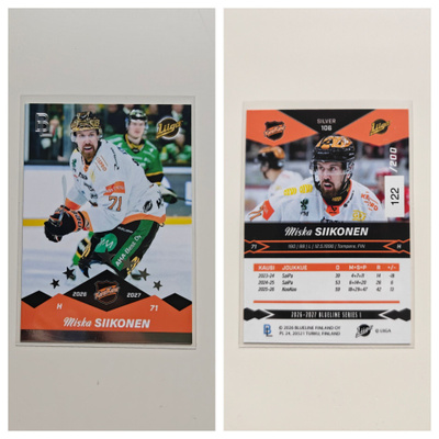 Miska Siikonen Silver Base Blueline