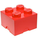 [ LEGO ] Säilytyslaatikko Storage Brick 4 - Väri Punainen - pikkukuva 1