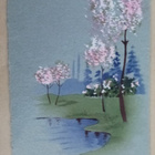 Kirsikkapuut kukkivat joen rannalla, p. 1925 - pikkukuva 1