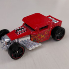 Bone Shaker punainen liekeillä Hot Wheels - pikkukuva 1