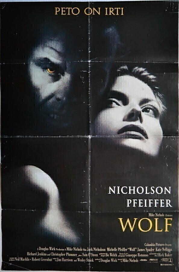 Elokuvajuliste: Wolf (Michelle Pfeiffer, Jack Nicholson)