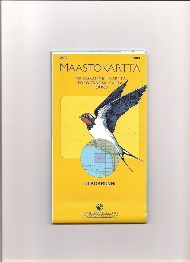 Maastokartta 1:50 000 Ulkokrunni